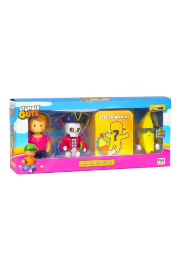 Stumble Guys Mini Action Figures  4 Pack B