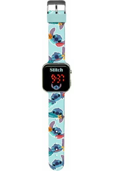 Zegarek LED z kalendarzem Stitch LAS4039