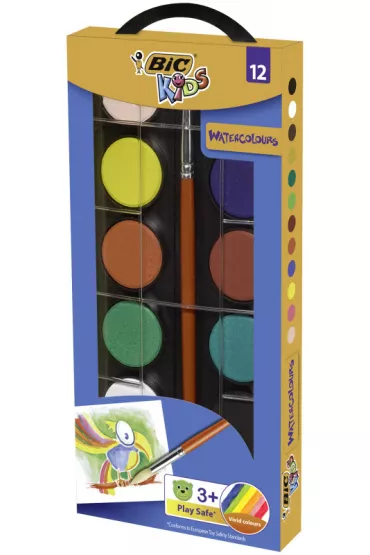 Bic Farby akwarelowe 12 kolor�w