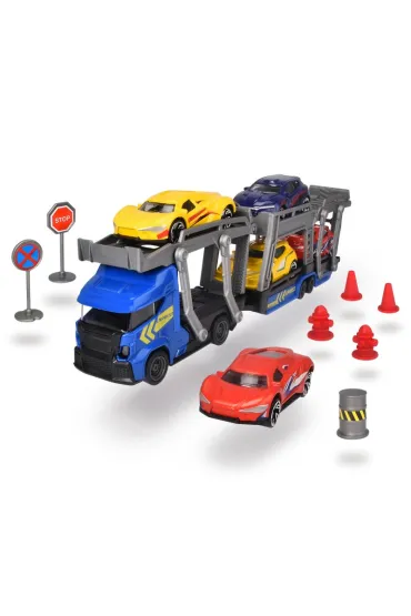 City Zestaw z lawet i autami Dickie Toys