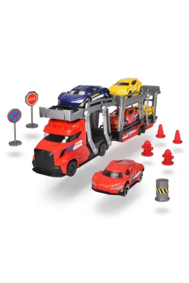 City Zestaw z lawet i autami Dickie Toys