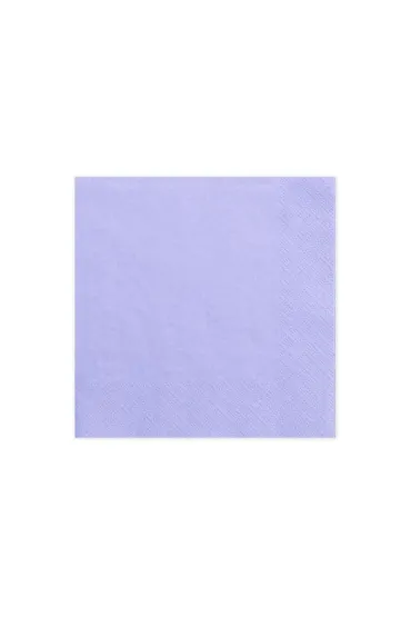 PartyDeco Serwetki tr�jwarstwowe liliowe 33x33cm