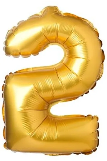 Arpex Balon foliowy matowy z�oty 2 69cm