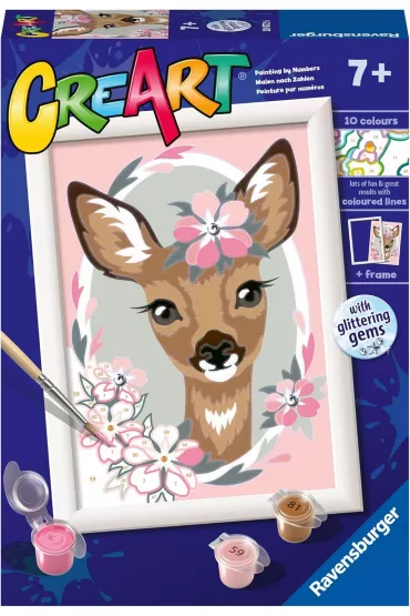Malowanie po numerach CreArt - Pi�kna sarna Ravensburger