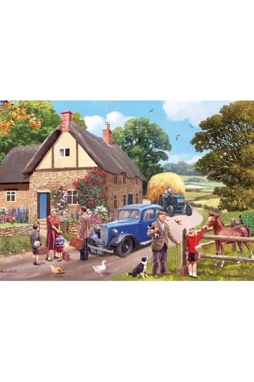 Puzzle 4x500 Ewakuacja i szcz�liwy powr�t 110259 Gibsons