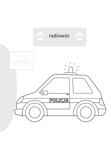 Ksi��eczka 15X15 cm Malowanie-doklejanie. Pojazdy w mie�cie  Naklejki SKRZAT 070927