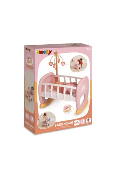 Smoby Baby Nurse Ko�yska z karuzelk�