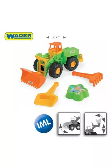 Koparka z kompletem do piasku 70390 Wader