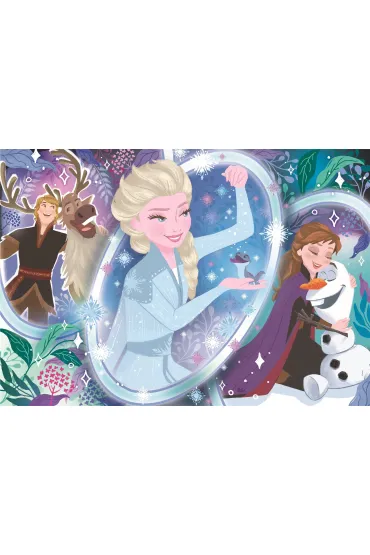 Puzzle 104 el. SuperColor. Frozen 2 Clementoni