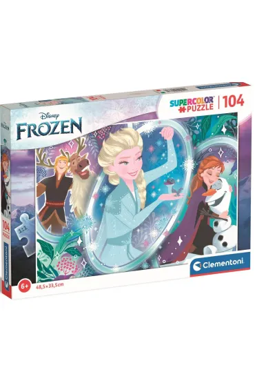 Puzzle 104 el. SuperColor. Frozen 2 Clementoni