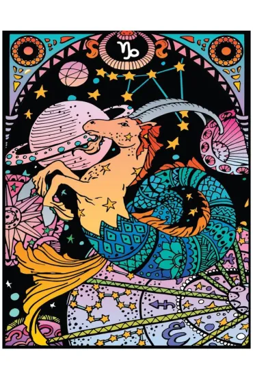 Kolorowanka welwetowa A4 Zodiak Kozioro�ec