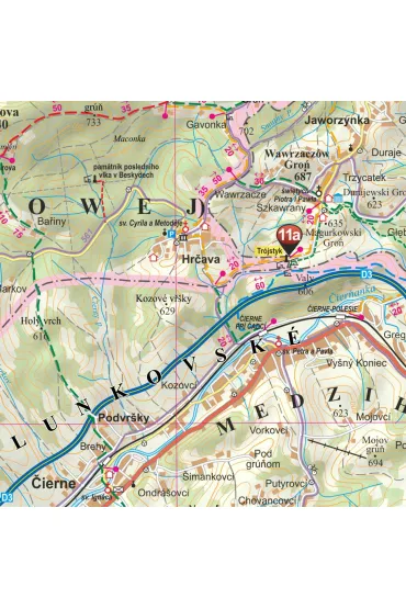 Mapa turystyczna Beskid �l�ski 1:50 000