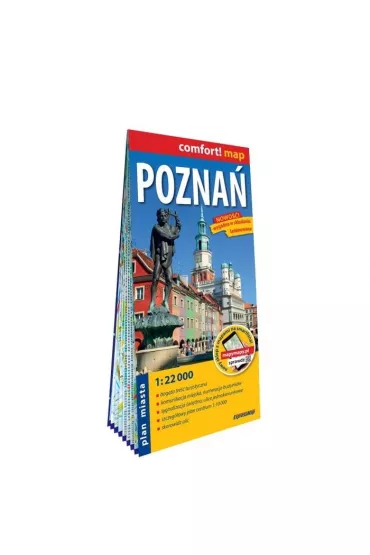 Pozna� plan miasta 1:22 000 laminat 2023