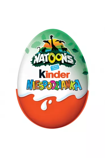 Kinder Niespodzianka S�odkie jajko z niespodziank� pokryte czekolad� mleczn� 20 g