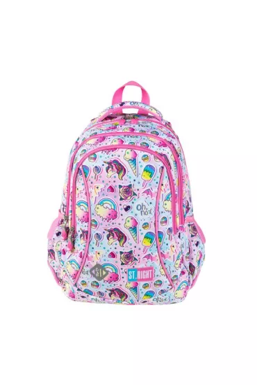St. Majewski Plecak 3-komorowy Sweet & Pink
