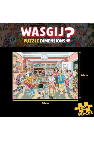 Puzzle 1000 Wasgij Jumbo Retro metamorfoza Tm Toys