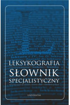 Leksykografia Sownik specjalistyczny