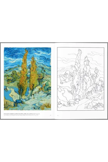 Vincent van Gogh. Zeszyt do kolorowania - Edyta Niemiec-Szywa�a