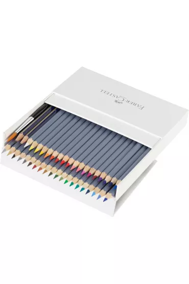Faber-Castell Kredki Goldfaber Aqua + 2 o��wki + p�dzel 38 kolor�w