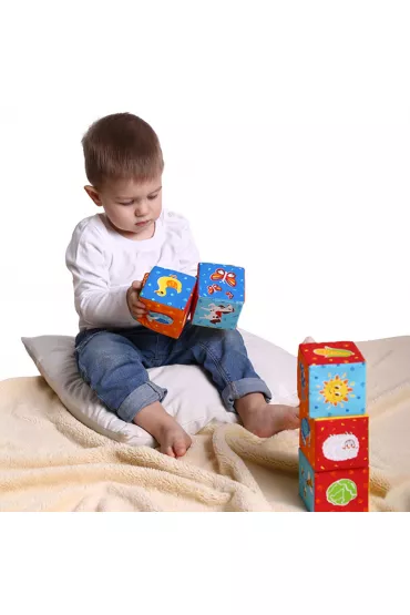 Mi�kkie kostki - zestaw klock�w MC090601-05 Maksik