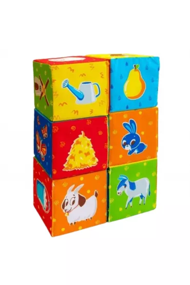 Mi�kkie kostki - zestaw klock�w MC090601-05 Maksik