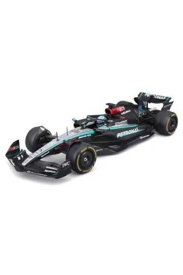 Bburago model 1:24 bolid f1 mercedes amg w15 2024 george russell 18-28063