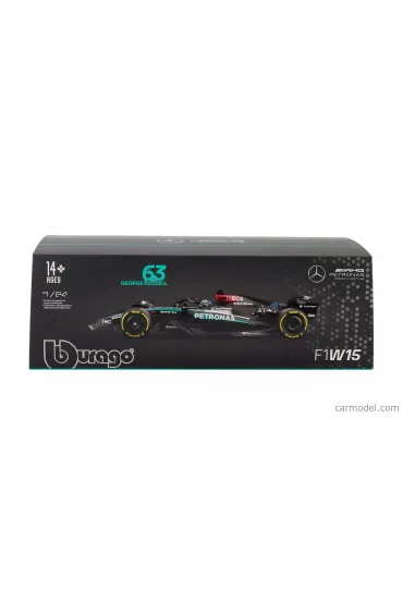 Bburago model 1:24 bolid f1 mercedes amg w15 2024 george russell 18-28063
