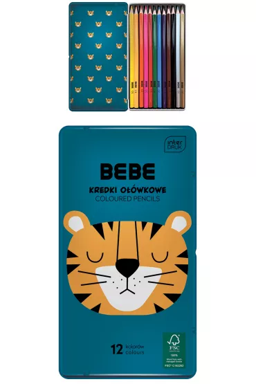Interdruk Kredki o��wkowe BB BOYS 12 szt.