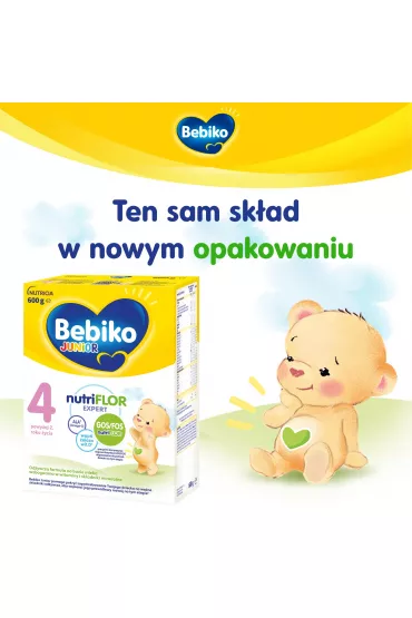 Bebiko Junior 4 Odywcza formua na bazie mleka dla dzieci powyej 2. roku ycia 600 g