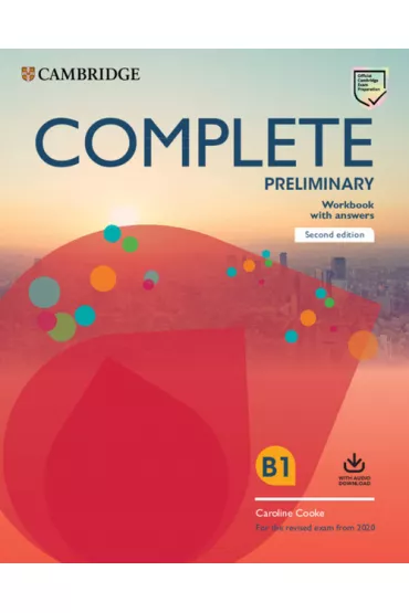 Complete Preliminary B1. Workbook with answers with Audio Download - Emma Heyderman, Peter May