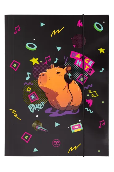 Patio Teczka kartonowa z gumk� A4 Coolpack Capybara Music