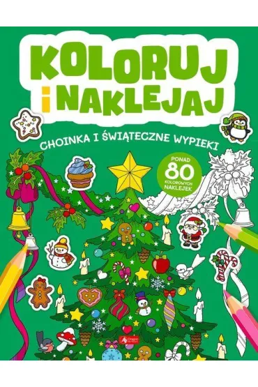 Choinka i �wi�teczne wypieki. Koloruj i naklejaj