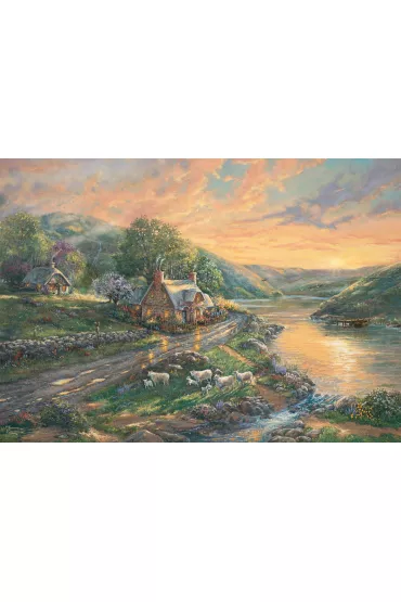 Puzzle 1000 el. PQ Thomas Kinkade Jutrzenka Schmidt - Thomas  Kinkade