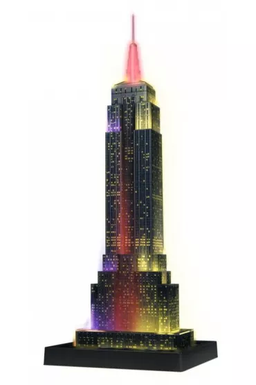 Puzzle 216 el. 3D Empire State Building noc� Ravensburger