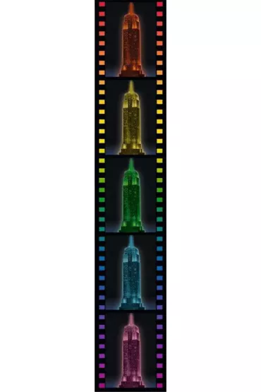 Puzzle 216 el. 3D Empire State Building noc� Ravensburger