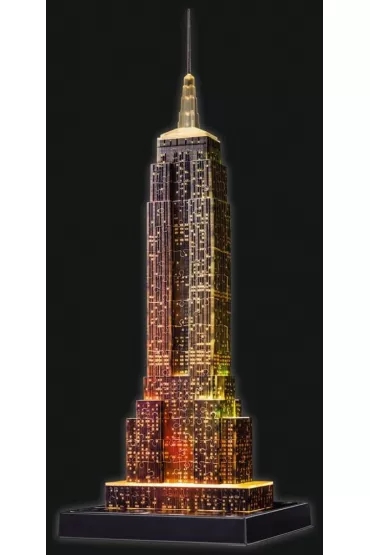Puzzle 216 el. 3D Empire State Building noc� Ravensburger