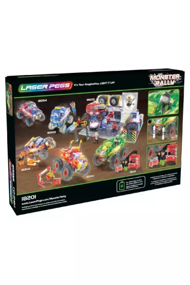 Klocki. Laser Pegs. Green Monster