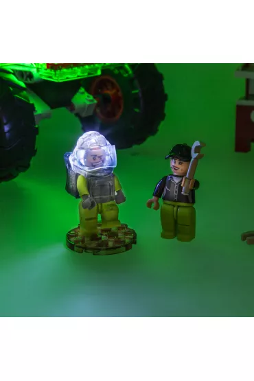 Klocki. Laser Pegs. Green Monster