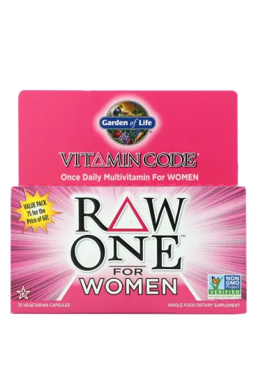 Garden of Life Vitamin Code RAW One for Women - dla Kobiet suplement diety 75 kaps.