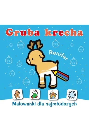 Renifer. Gruba krecha