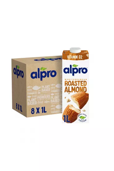 Alpro Napj migdaowy z wapniem i witaminami Zgrzewka 8 x 1 l