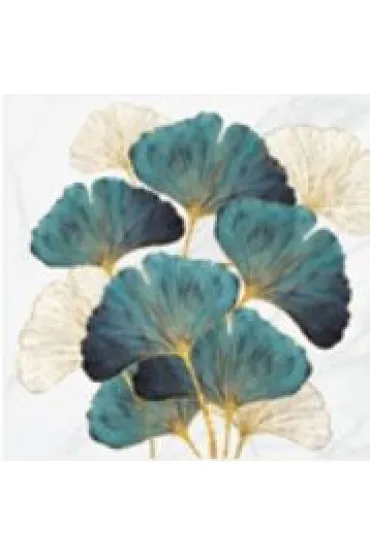 Serwetka Lunch Gold and Emerald Ginkgo Biloba SDOG039601
