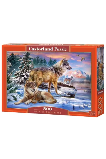 Puzzle 500 el. Wilcza kraina Castorland