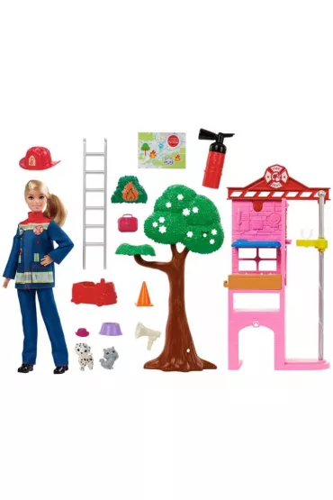 Barbie Kariera. Lalka Stra�ak Mattel