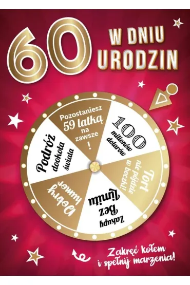Armin Style Karnet Urodziny 60