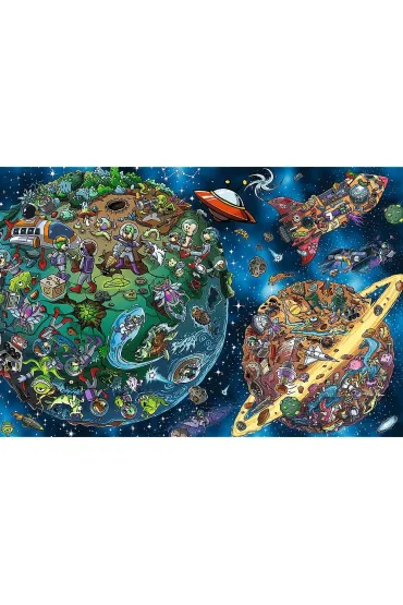 Puzzle 100 el. Wspania�a Rodzina Treflik�w