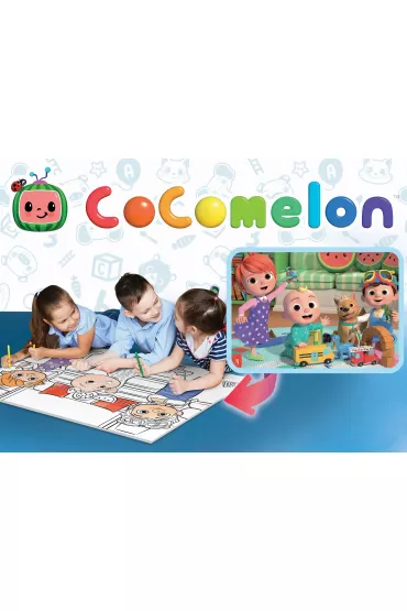 Puzzle dwustronne podogowe 24 el. Cocomelon Lisciani