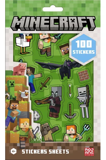 Zestaw naklejek Minecraft  92 szt.MC00039