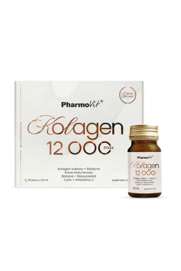 Pharmovit Collagen (12 000 mg) shot suplement diety Zestaw 30 x 30 ml