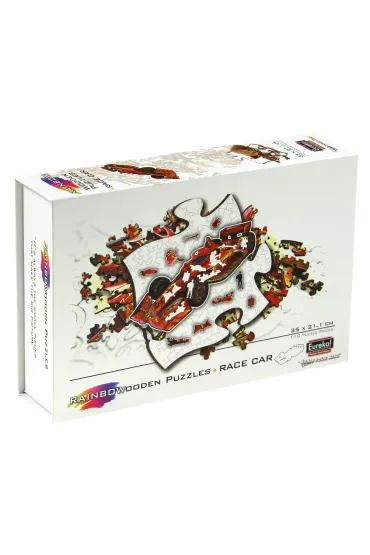 Puzzle drewniane kolorowe - Formu�a 1 Eureka 3D